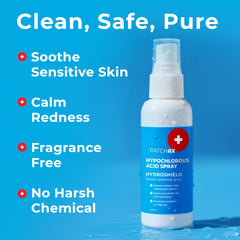PatchRx visage, formule non alcoolisée adaptée à la routine quotidienne.