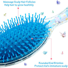 Brosse Patelai enfant licorne glitter, design attrayant pour les petites filles.