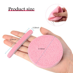 Patelai éponge visage réutilisable rose usage professionnel et domestique