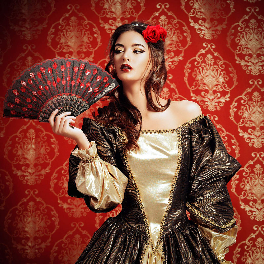 Patelai look-cosplay-danse-flamenco, parfait pour festivités et spectacles.