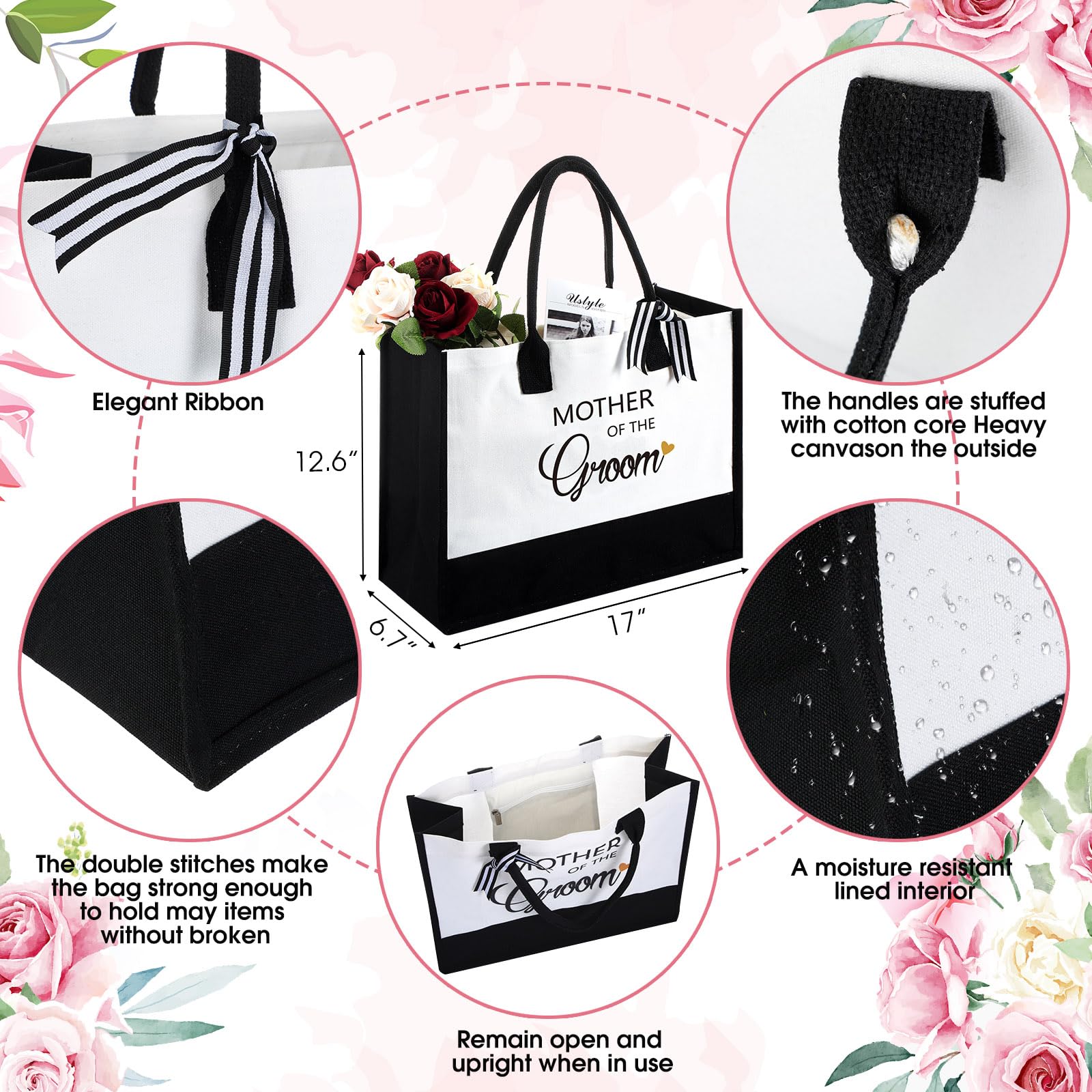 Ensemble cadeaux Paterr pour mère de la mariée et mère du marié.