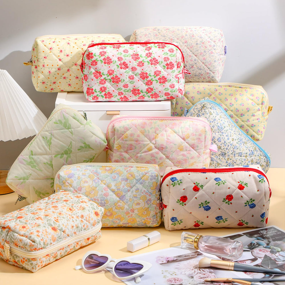 Paterr trousse florale avec fermeture éclair, accès rapide à vos produits.