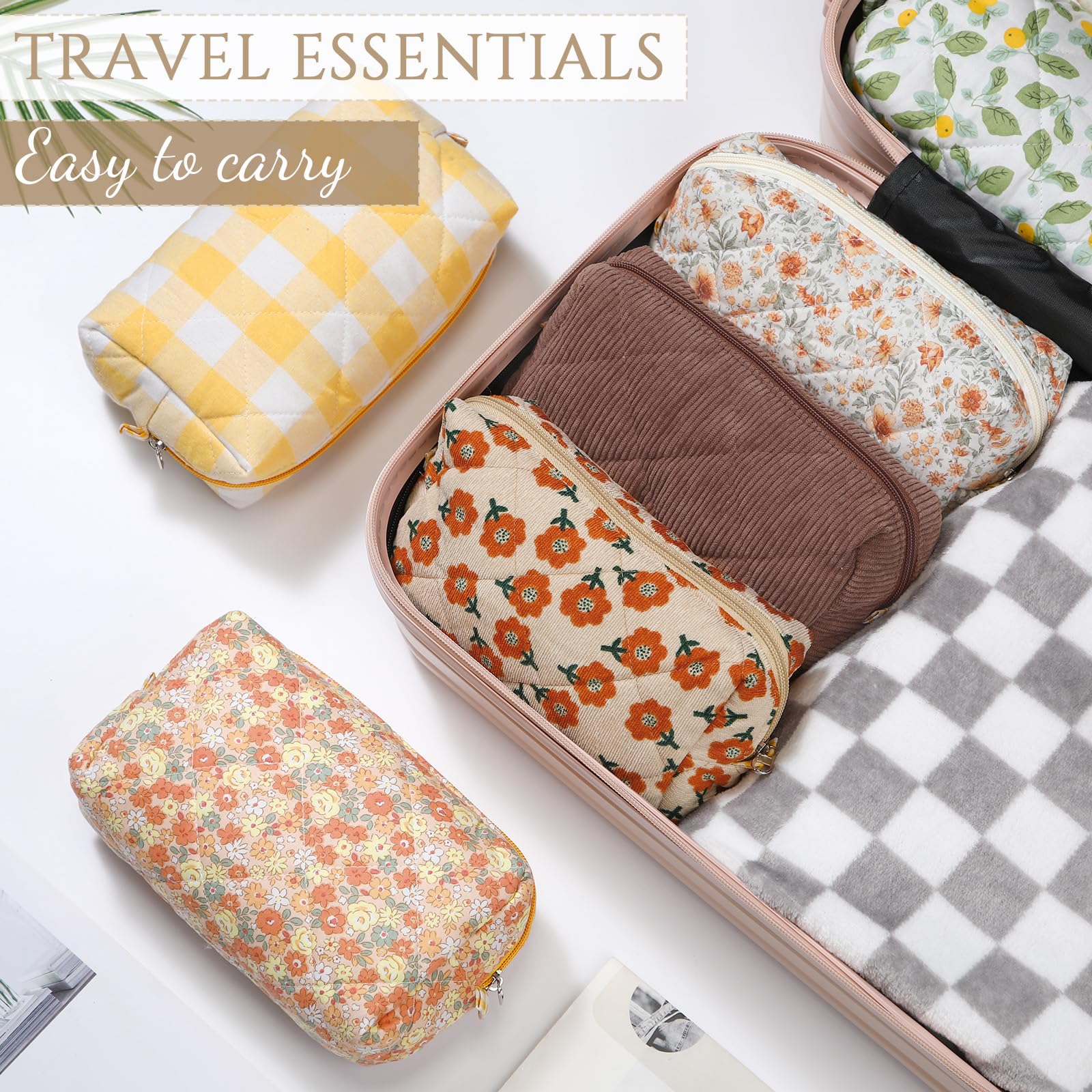 Paterr accessoire de voyage, rangement clair et rapide grâce à fermeture éclair.