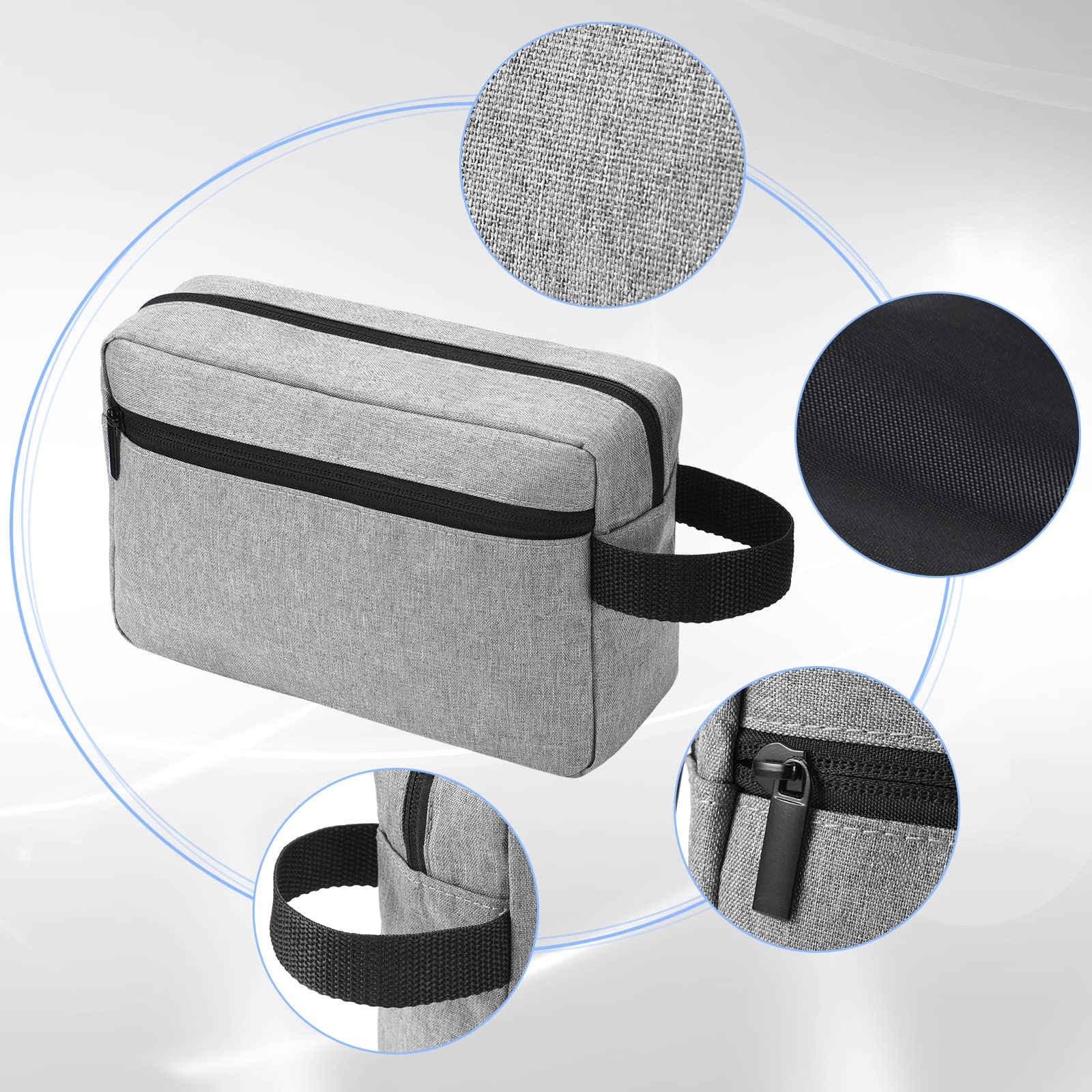 Trousse de toilette imperméable Paterr pour voyage avec anse à suspendre.