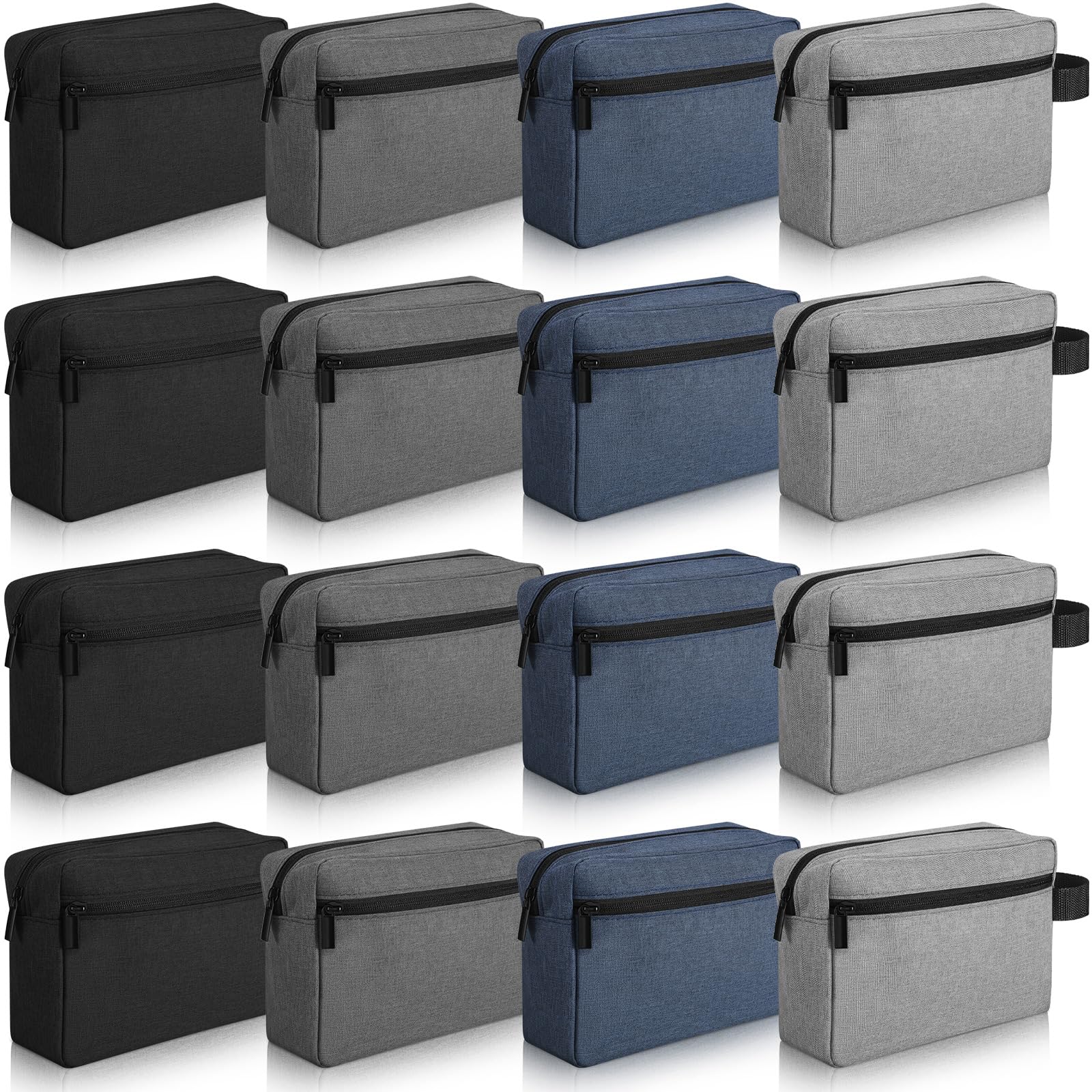 Trousse de toilette Paterr voyage avec 16 pièces et anse pratique pour le rangement.