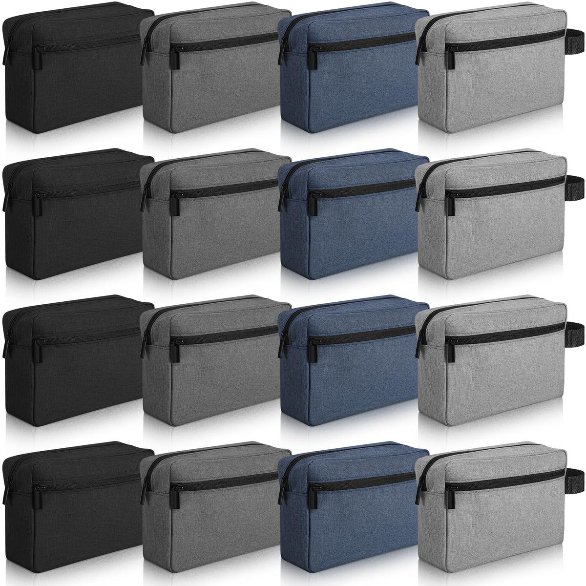 Trousse de toilette Paterr voyage avec 16 pièces et anse pratique pour le rangement.