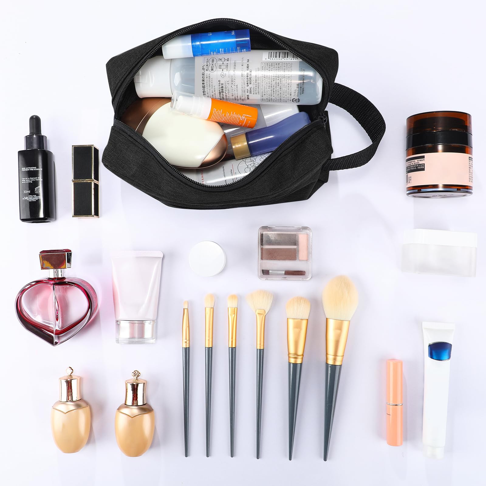 Paterr grande capacité, espace suffisant pour shampooing et articles essentiels