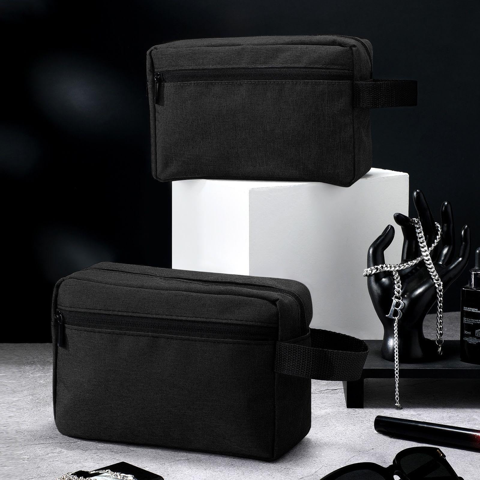 Paterr trousse voyage noire avec crochet et poignée pour suspendre