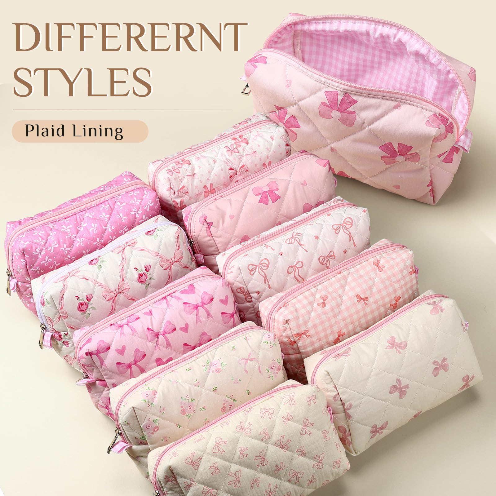 Paterr trousse voyage fleuri rose, organisation simple lors de déplacements.