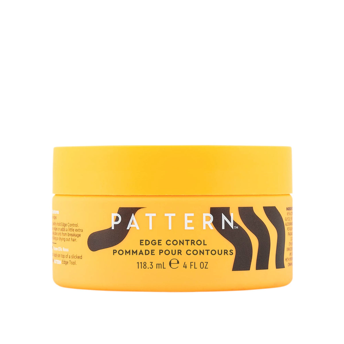 PATTERN Edge Control pot au beurre de mangue pour définir des boucles en douceur.