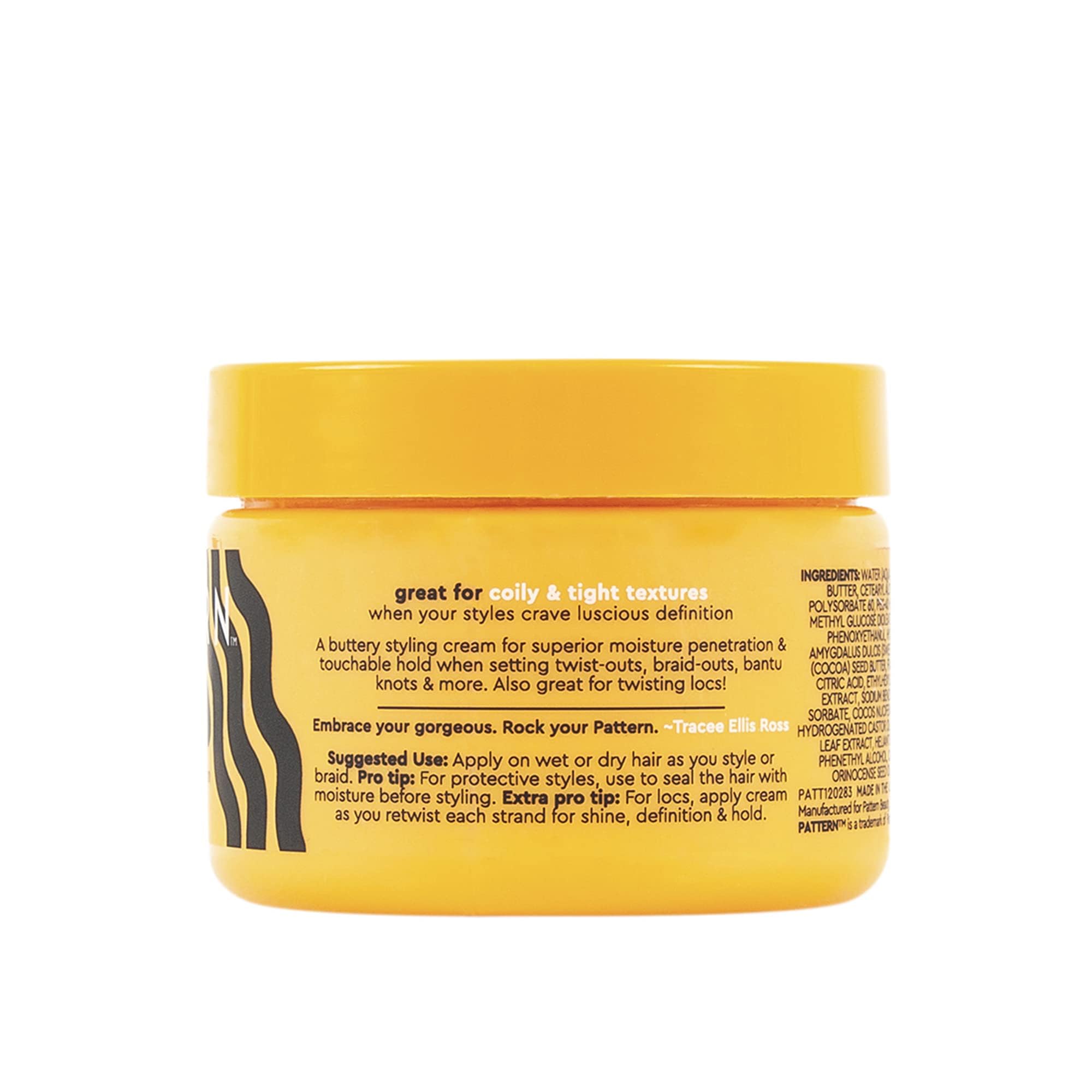PATTERN Beauty Mini Styling Cream hydratation durable grâce au beurre de karité et huiles