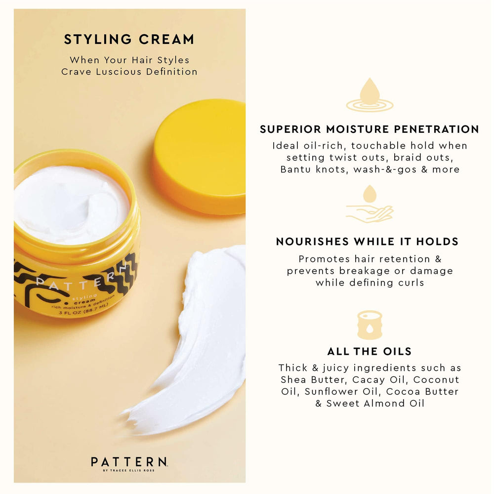 PATTERN Beauty Mini Styling Cream texture riche qui hydrate les boucles