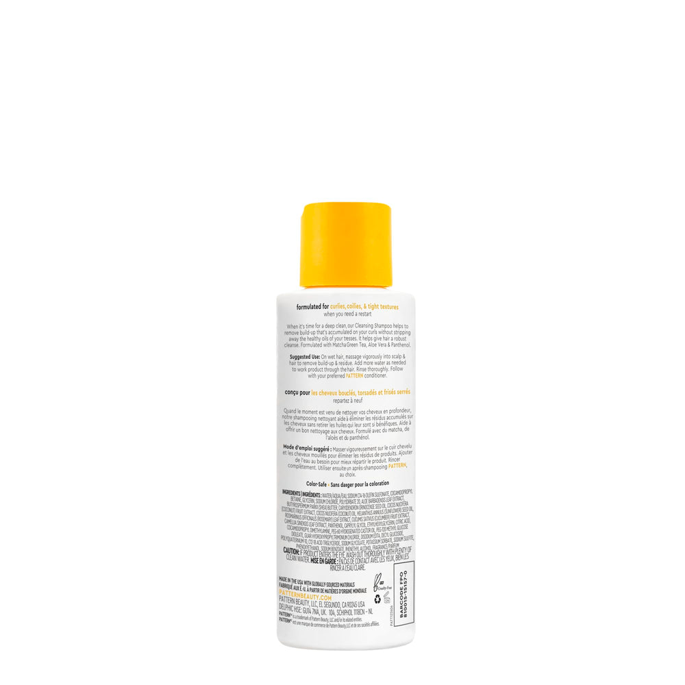 PATTERN Beauty mini cleansing shampoo bottle during scalp massage for clarifying cleanse