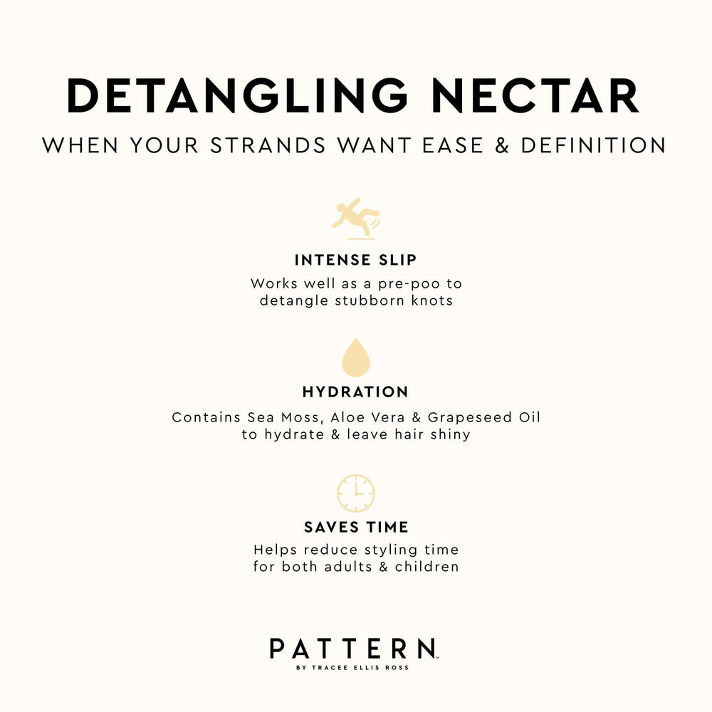 PATTERN Nectar Détanglant – avant-shampooing, préparation au lavage.