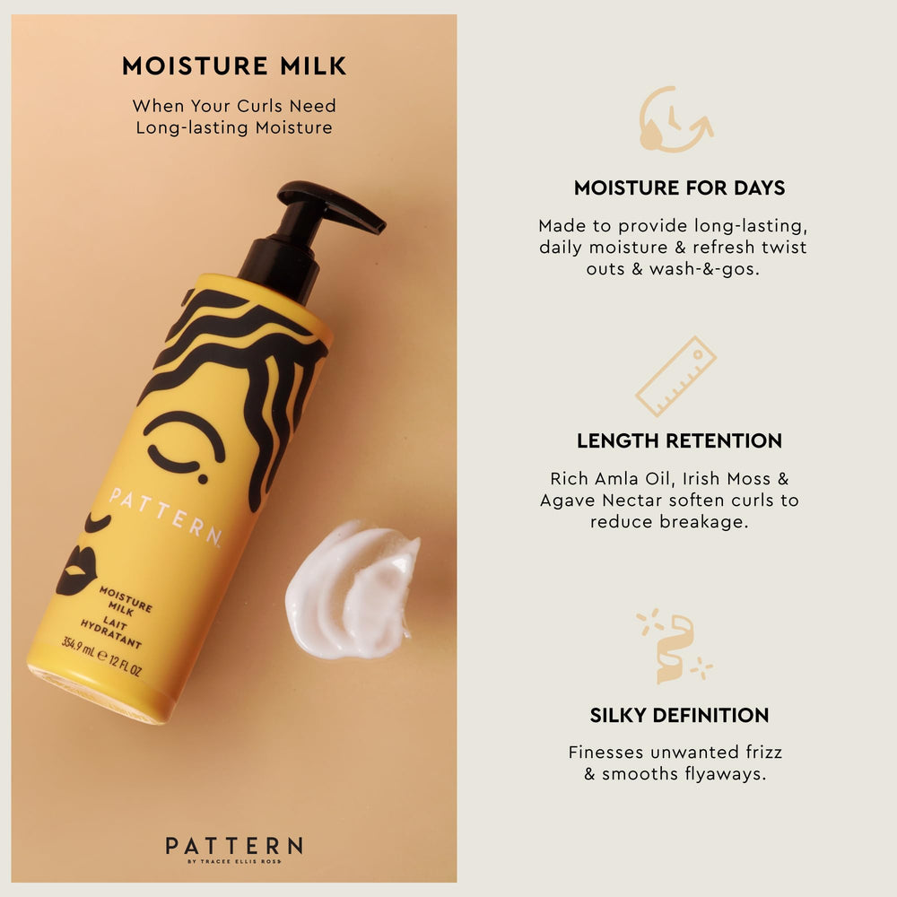 Pompe du lait PATTERN, application facile pour torsades et coiffures bouclées