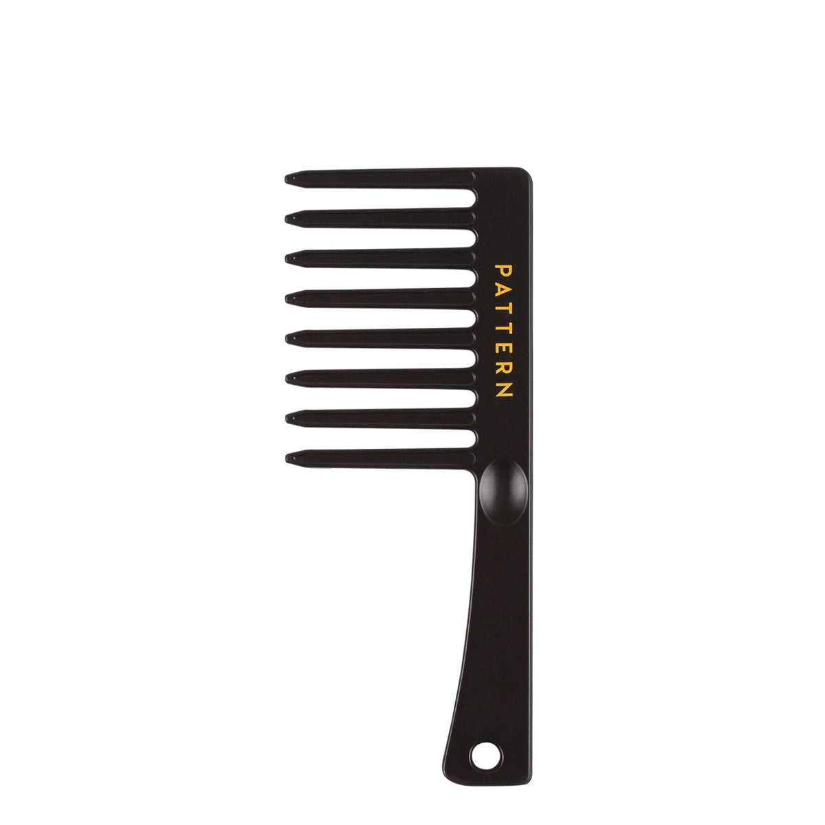 PATTERN Mini peigne à dents larges avec poignée ergonomique pour démêler en douceur