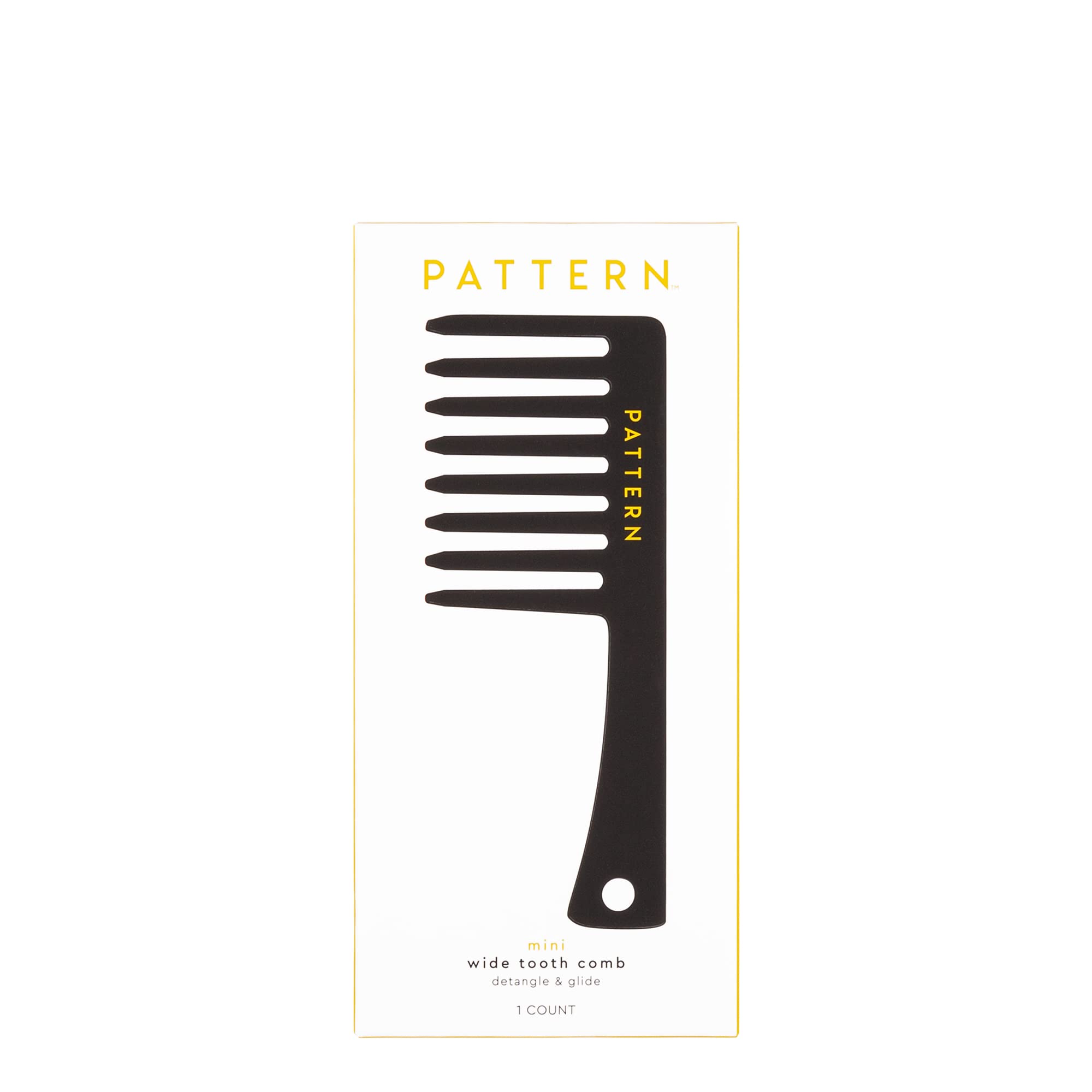 PATTERN mini peigne conçu pour boucles, spirales et textures serrées