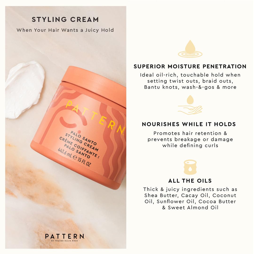 PATTERN Palo Santo usage quotidien mini, idéal pour cheveux et routine soin express.
