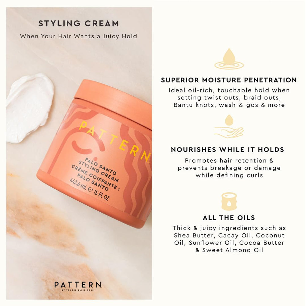 PATTERN Palo Santo usage quotidien mini, idéal pour cheveux et routine soin express.