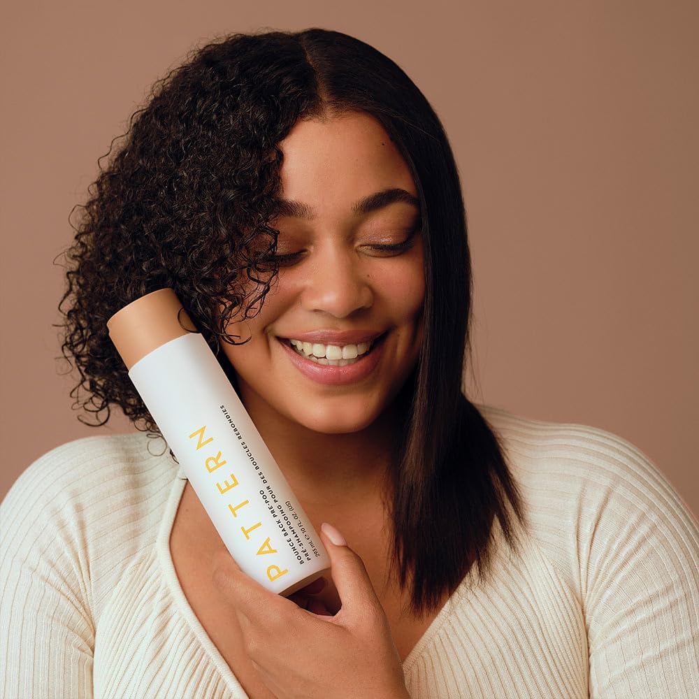 PATTERN Pré-Poo Relance Boucles — cheveux après chaleur rétablis avec douceur.