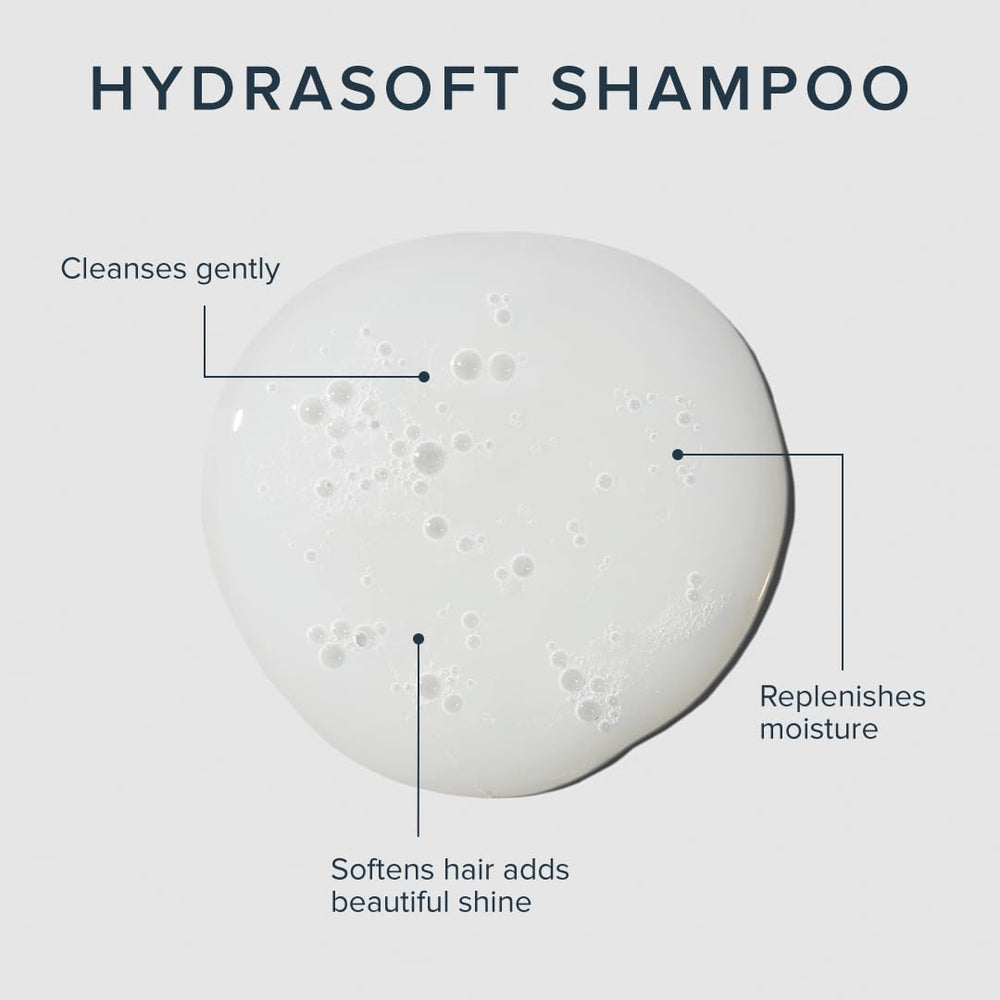 Awapuhi Wild Ginger HydraSoft Shampoo – étiquette claire, souligne formule sans sulfate et sans paraben.
