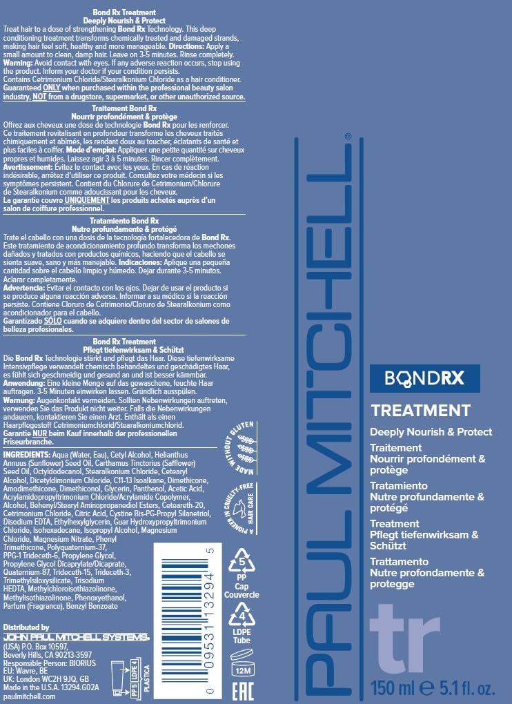 Soin renforçant Bond Rx – cheveux plus résistants et soyeux.