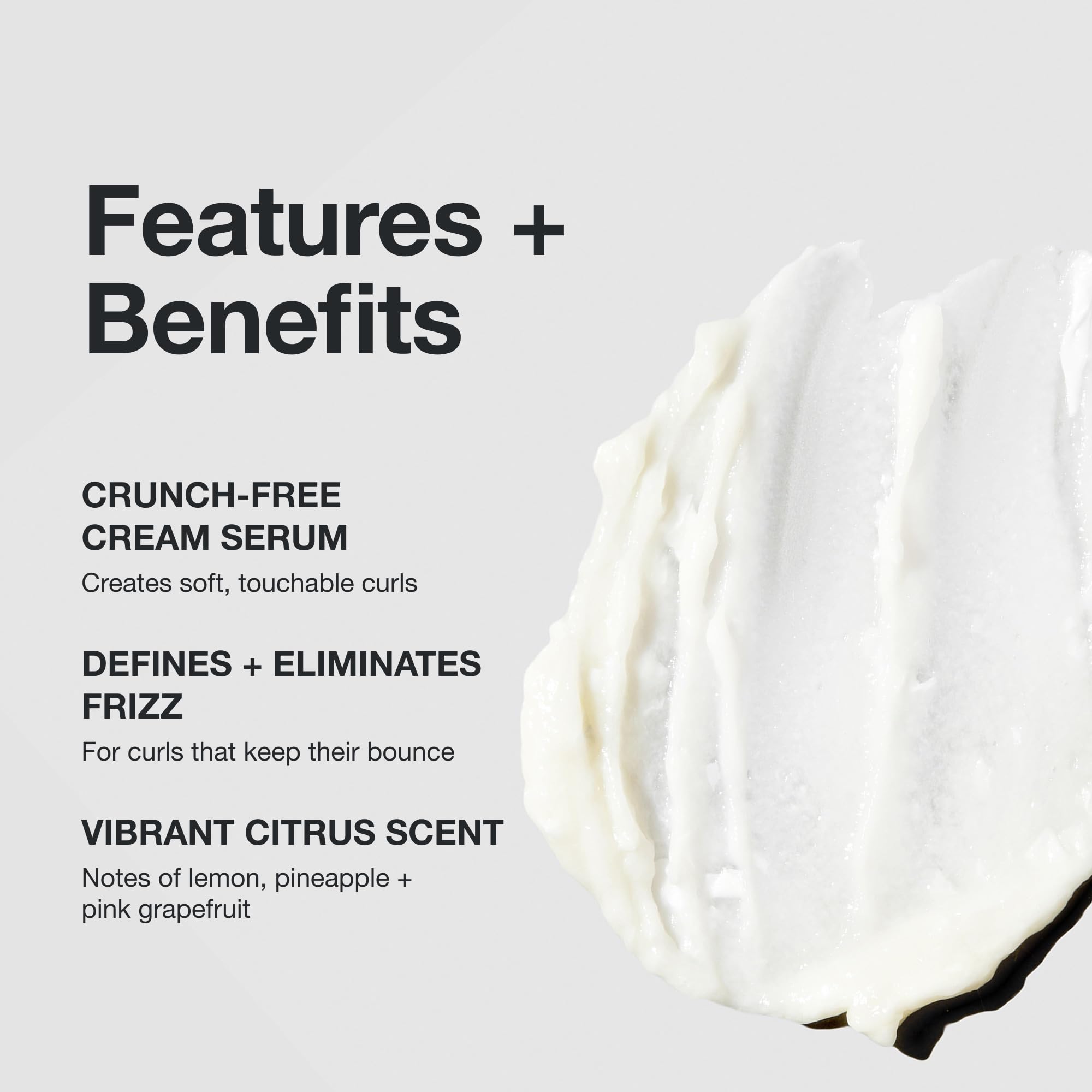 Boucles bien définies grâce au duo crème-gel, sans lourdeur