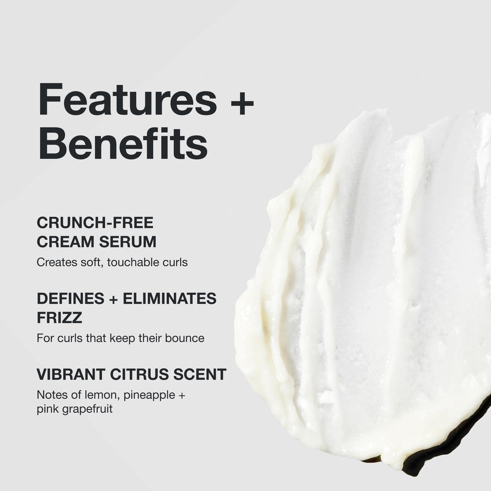 Boucles bien définies grâce au duo crème-gel, sans lourdeur