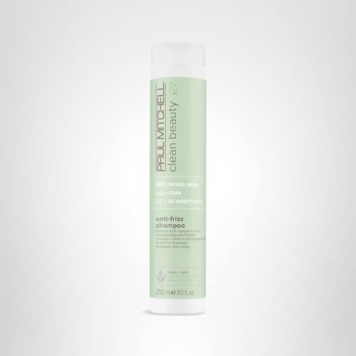 Paul Mitchell Clean Beauty Anti-Frisottis Shampoo – emballage biosourcé à base de canne à sucre.