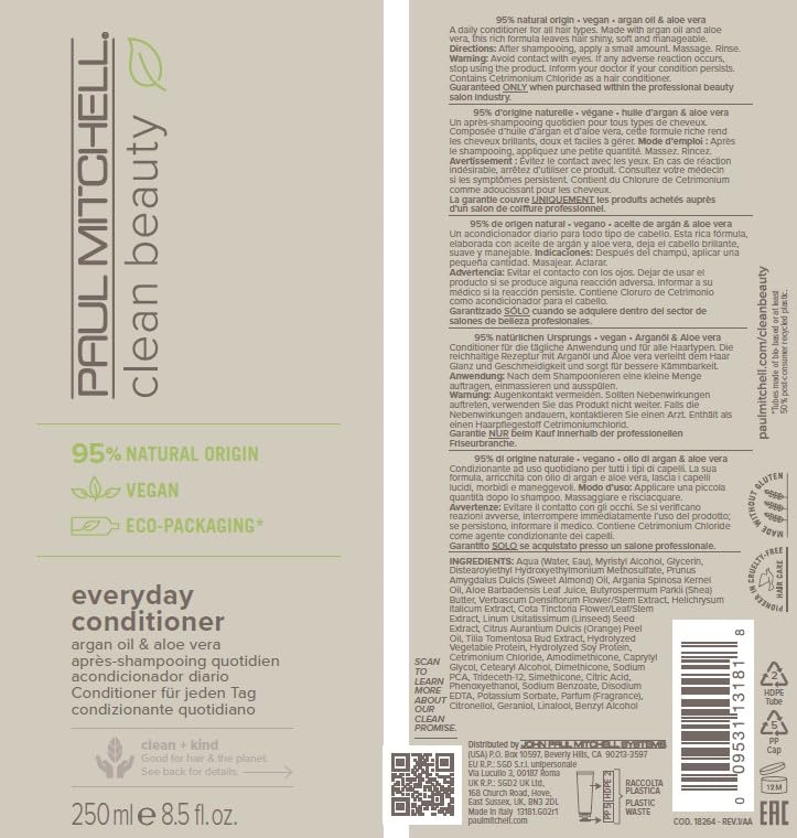 Parfum léger d'eucalyptus par Paul Mitchell Clean Beauty, expérience sensorielle rafraîchissante