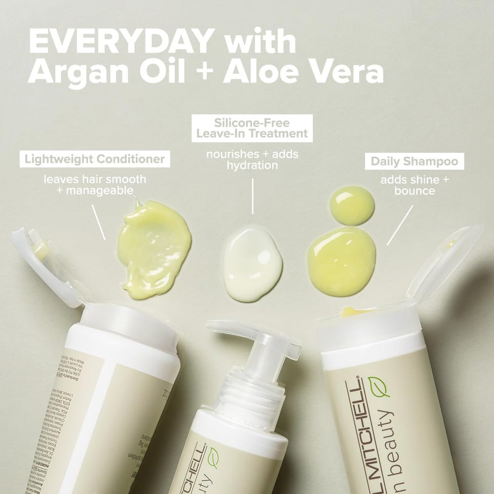 Après-shampooing Paul Mitchell, huile d'argan visible, favorise l'élasticité et l'éclat