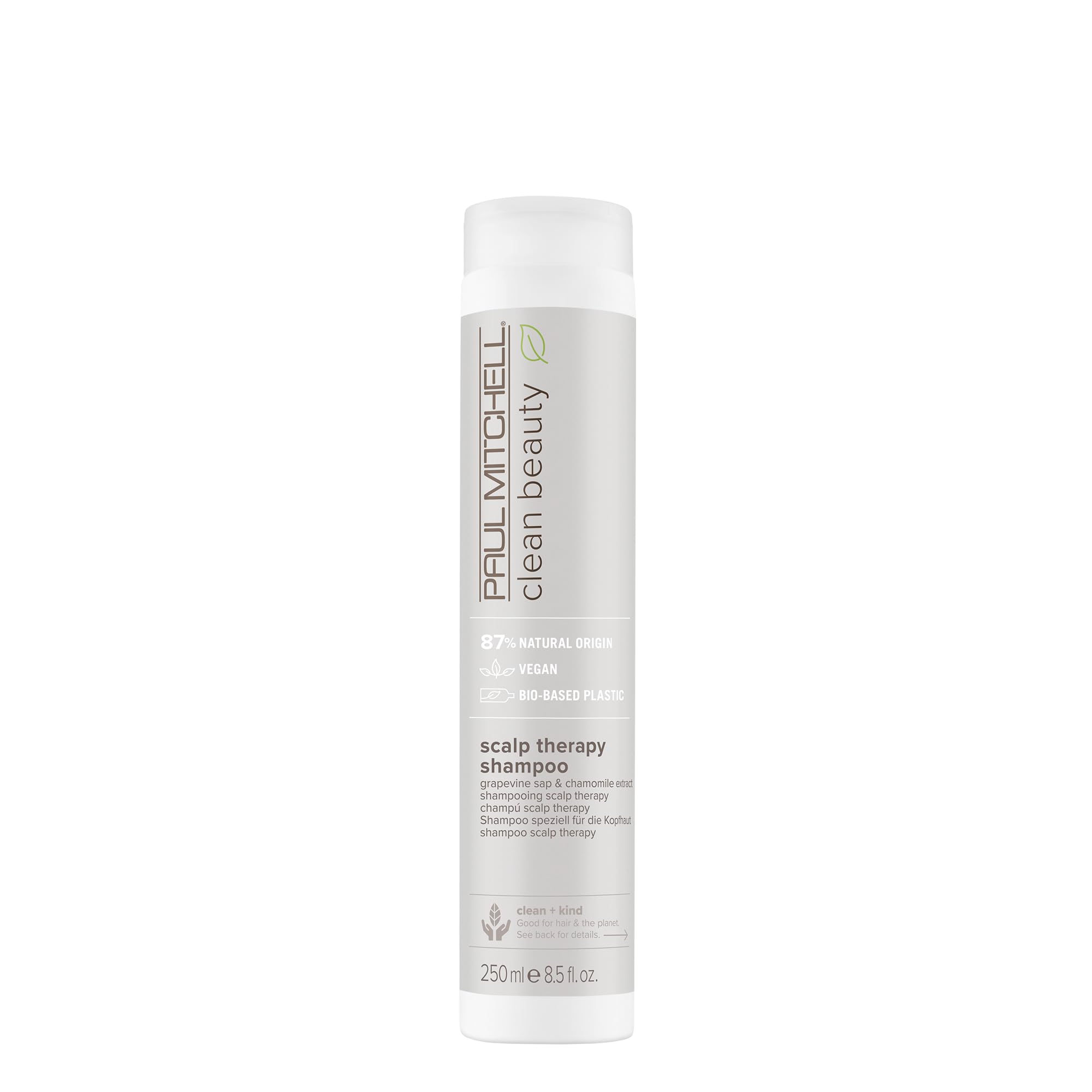Paul Mitchell Clean Beauty Scalp Therapy, bouteille, apaise le cuir chevelu et apporte fraicheur