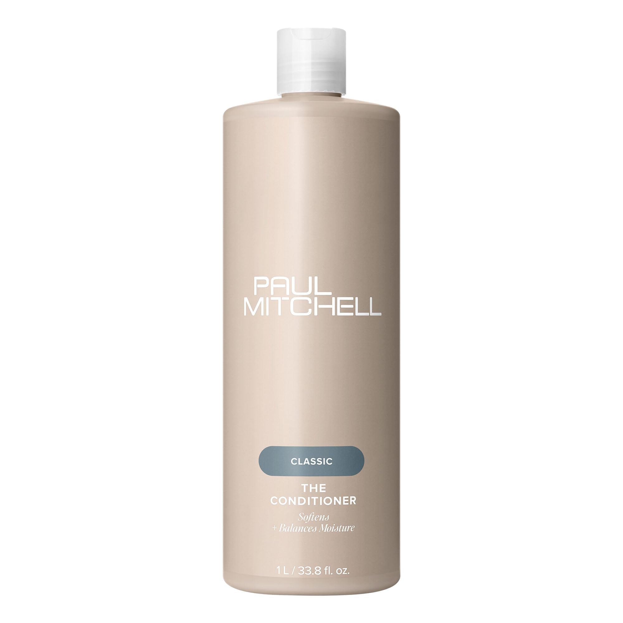 Paul Mitchell Soin Sans Rinçage Classique – bouteille élégante et hydratation pour tous types de cheveux.