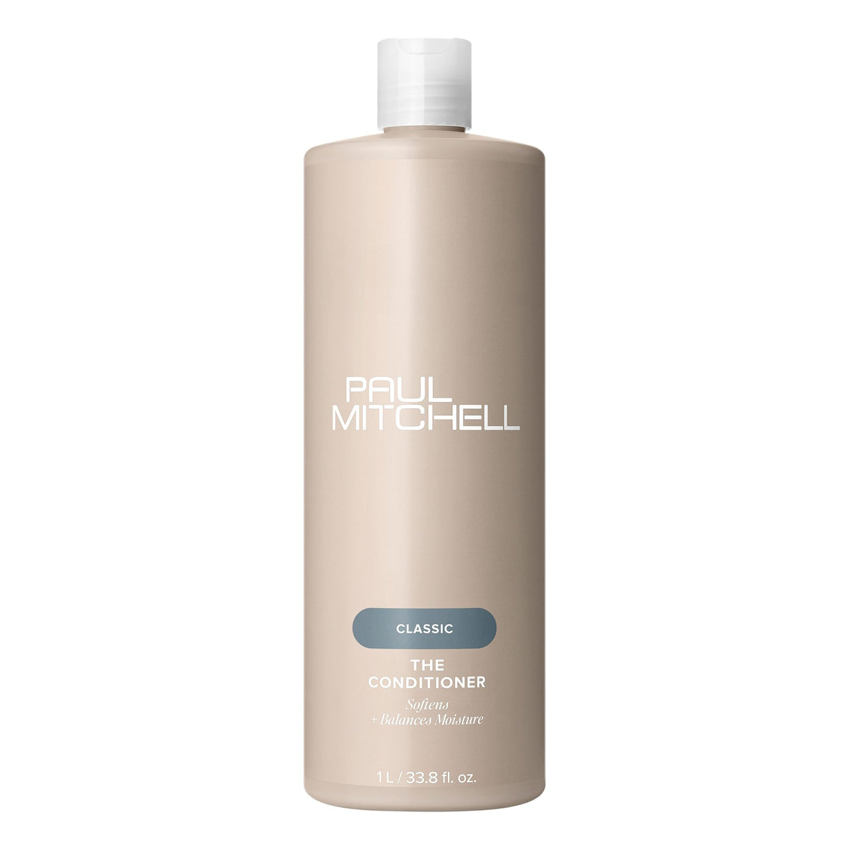 Paul Mitchell Soin Sans Rinçage Classique – bouteille élégante et hydratation pour tous types de cheveux.