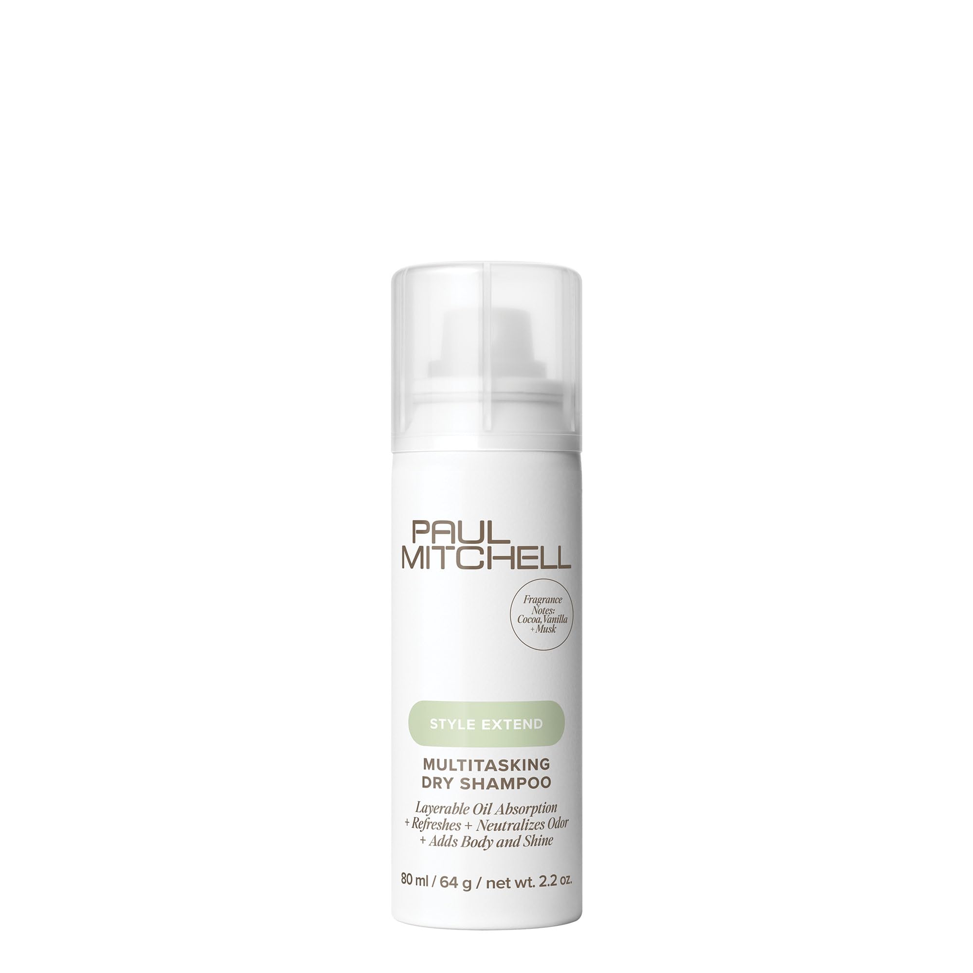 Paul Mitchell Multitasking Dry Shampoo absorbe les huiles des racines pour une fraîcheur rapide.