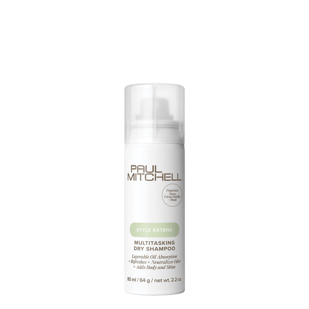 Paul Mitchell Multitasking Dry Shampoo absorbe les huiles des racines pour une fraîcheur rapide.