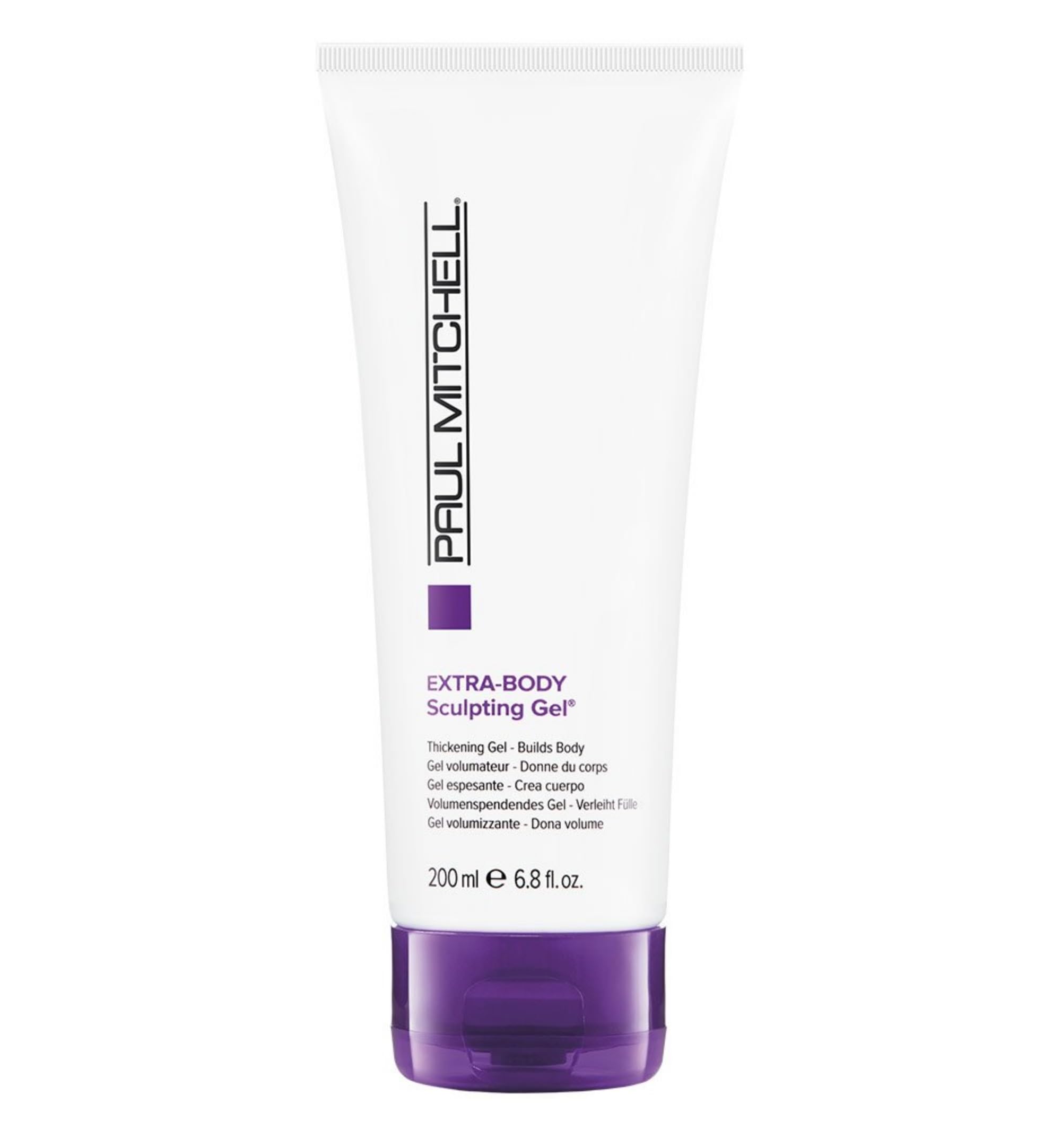 Paul Mitchell Extra-Body Gel — bouteille et emballage recyclables, pratique pour la routine