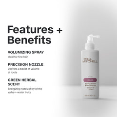 Paul Mitchell Extra-Body Root Boost emballage recyclable
