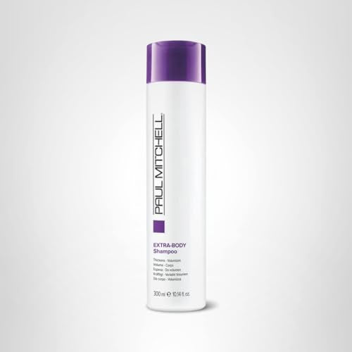 Paul Mitchell Extra-Body Shampoo, emballage éco-responsable et recyclable.