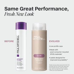 Paul Mitchell Extra-Body Shampoo, ingrédients panthenol épaississent et protègent les cheveux.