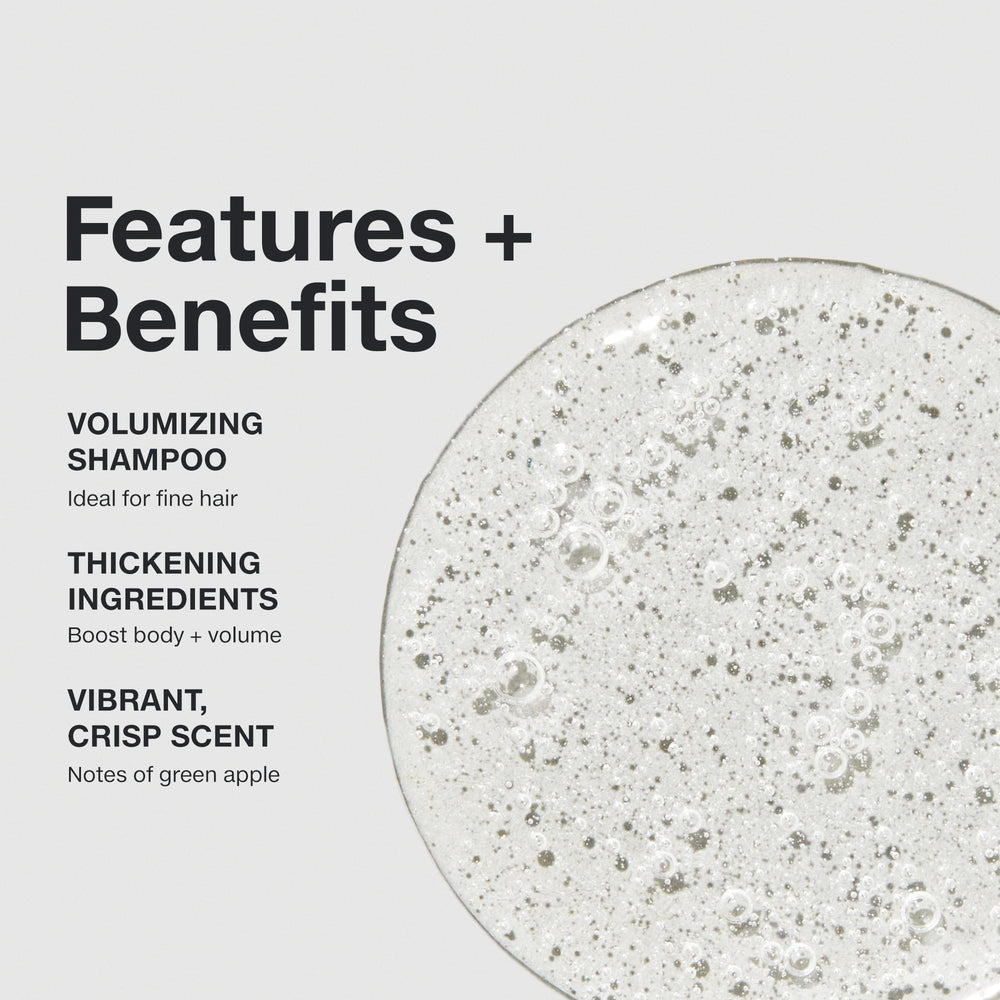 Paul Mitchell Extra-Body Shampoo, mousse généreuse pour douceur et brillance.