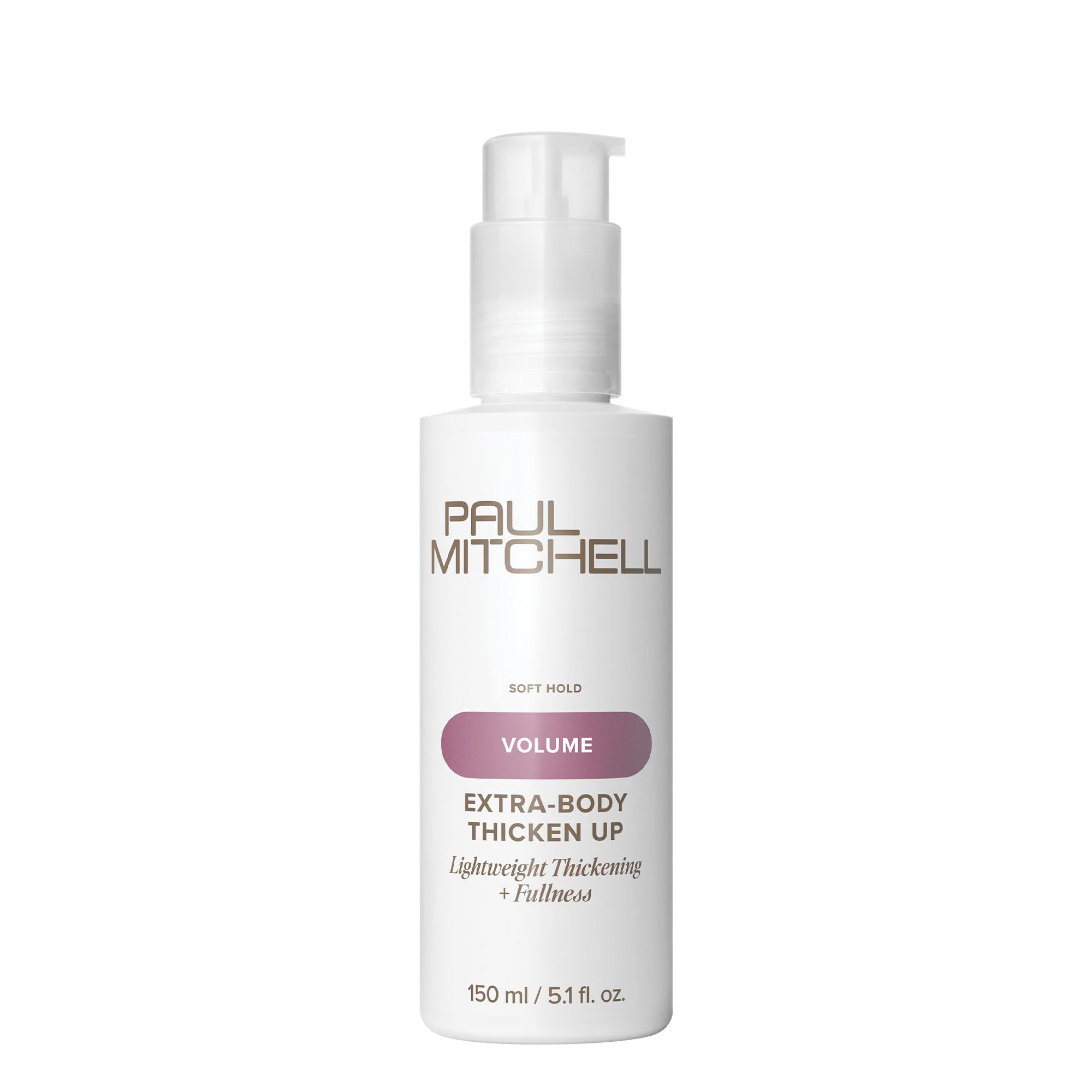 Paul Mitchell Extra-Body Thicken Up – bouteille, volume accru pour cheveux fins.