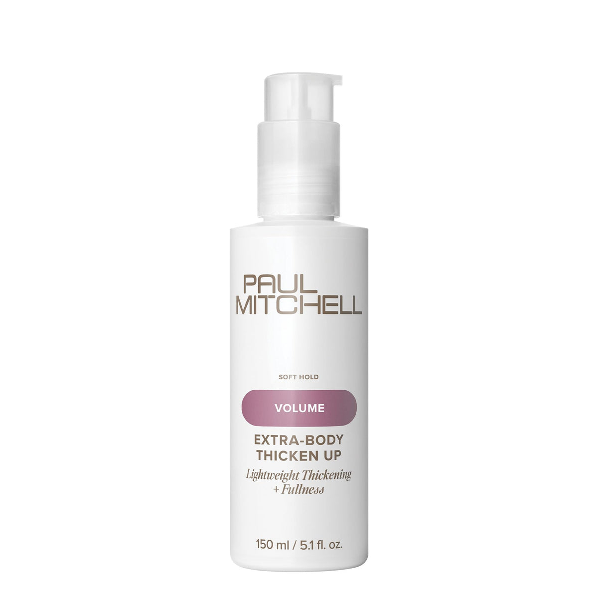 Paul Mitchell Extra-Body Thicken Up – bouteille, volume accru pour cheveux fins.