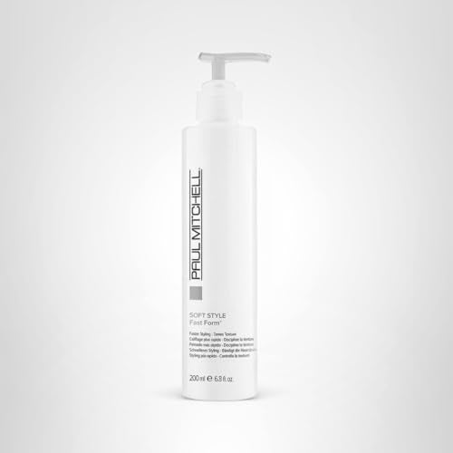 Paul Mitchell Fast Form Crème-Gel – application-sur-cheveux-humides facilite le coiffage.