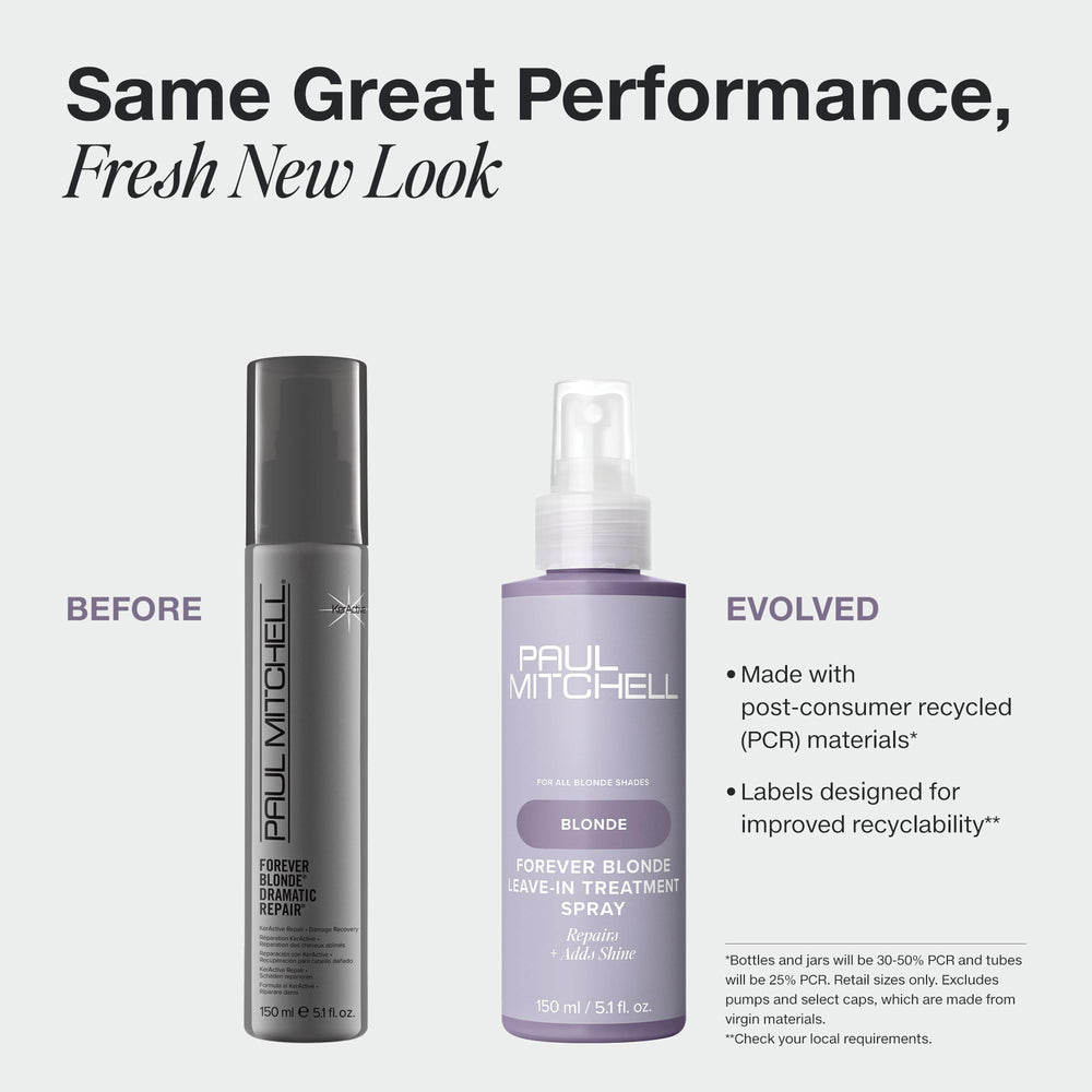 Paul Mitchell Forever Blonde: brillance instantanée pour cheveux blonds.