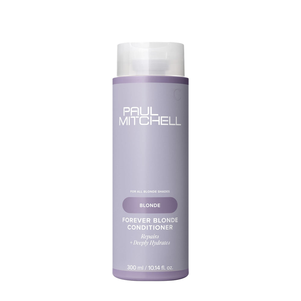 Paul Mitchell Forever Blonde, conditionneur en bouteille nourrissante pour cheveux blondis.