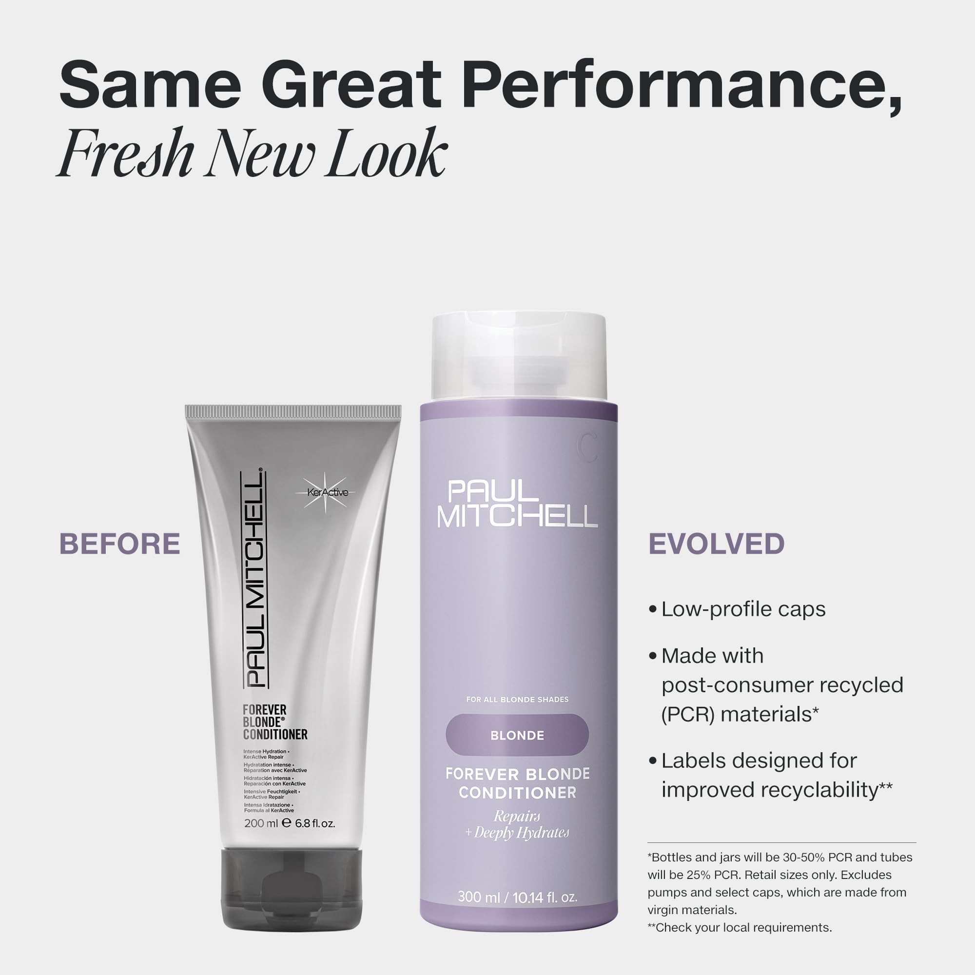 Paul Mitchell Forever Blonde facilite le démêlage lors de l'application pour cheveux éclaircis.