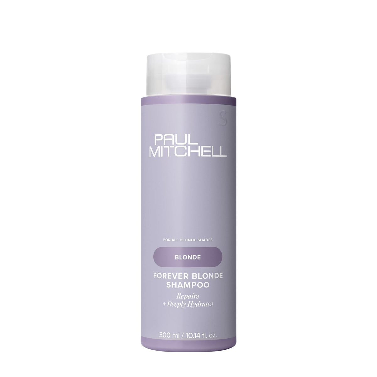 Paul Mitchell Forever Blonde Shampoo – bouteille: lavage doux pour cheveux blonds décolorés et lumineux.