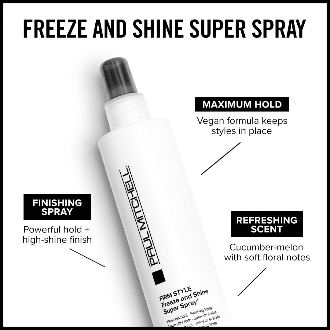 Emballage recyclable Paul Mitchell Freeze et Brillance avec PCR conforme.