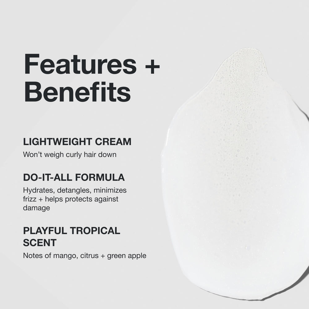 Texture crémeuse du Paul Mitchell Full Circle Leave-In prêt à démêler